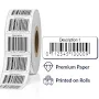 EAN Labels 1.25" x 0.5" 1000 Printed On Rolls Self-Adhesive Stickers