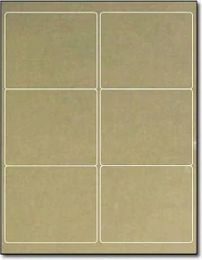Gold Foil Labels - 3 1/3