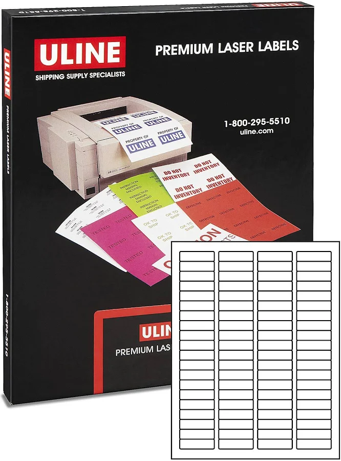 ULINE Weather-Resistant Laser Labels