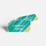 Custom Rectangle Stickers | 10 qty | 1"x2" | VistaPrint | Design: Green, Retail, Nail Salons, Hair Salons, Beauty & Spa, Art & Entertainment