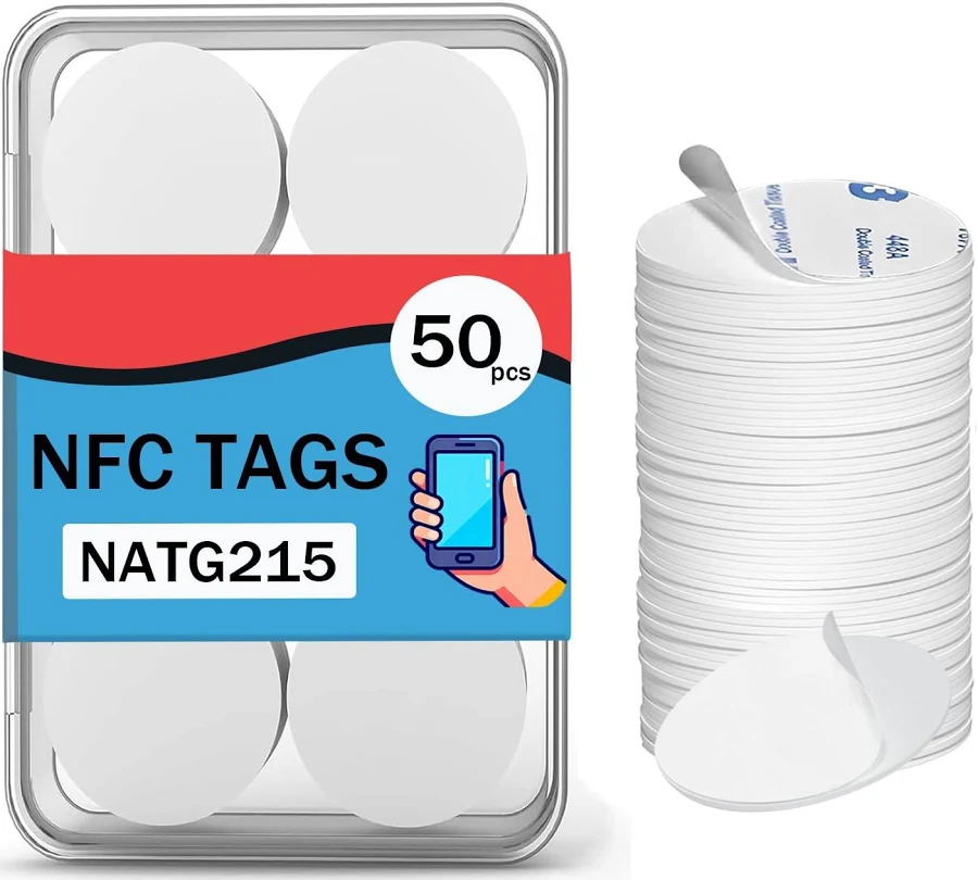 50pcs Nfc 215 Tags Stickers, Blank Rewritable Ntag215, Game Character