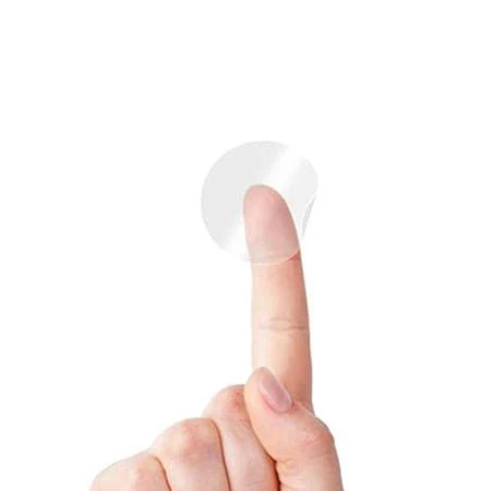 Performore Crystal Clear Transparent Round Stickers