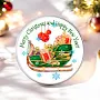 Personalized Christmas Stickers and New Year Labels