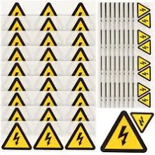30 Pcs Electrical Room Sign Danger Warning Stickers Label Sticky Lables