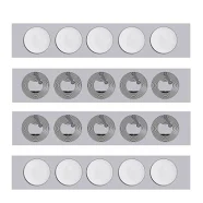 5YOA 100pcs/Lot NFC Tag Sticker 13.56MHz Lable ISO14443A 213 Stickers Universal Lable Ntag213 RFID