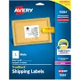 Avery Shipping Labels 3-1/3" x 4" 60 White
