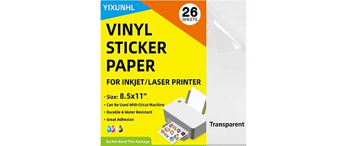 YIXUNHL 90% Clear Vinyl Sticke…