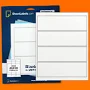 8" x 2.375" Removable White Gloss Labels