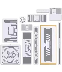 Custom Uhf Label Rfid Programmer U8 Chips Passive Uhf Rfid Smart Label/sticker/tag For Asset Tracking