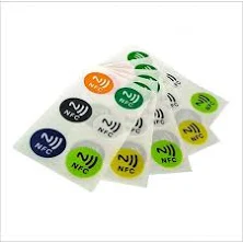 Wholesale Rfid Nfc ticker/paper Roll Nfc Chip 10 Mm Mini Rewritable Tag free ample 13.56mhz Nfc Chip Nfc ticker/label/tag Custom Logo Nfc ticker