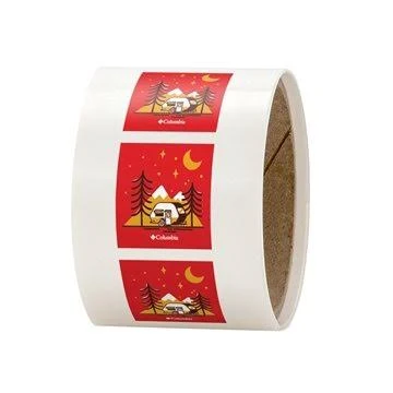 100 Custom 2" x 2" Square Roll Labels