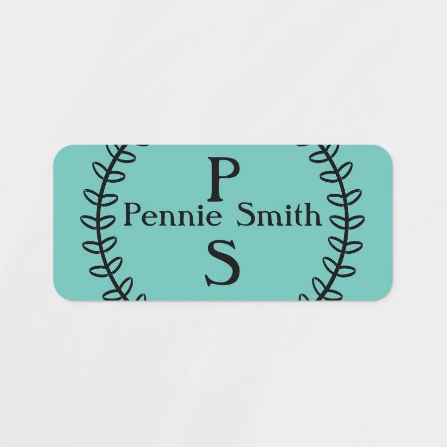 Personalised Stick On Name Labels For Clothing