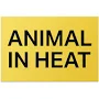 Medical & RX Medication Animal in Heat Labels