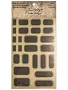 Tim Holtz Idea-ology Paperie - Metallic Stickers - Labels