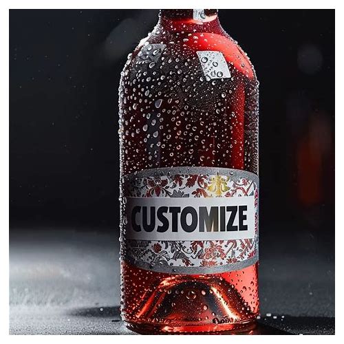 Customized Self Adhesive Bottle …