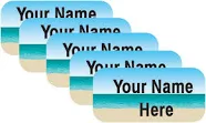 Personalized Waterproof Name Labels: 60 Press-and-Stick School Labels