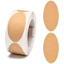 Self-Adhesive Kraft Paper Gift Tag Stickers