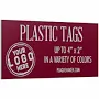 PlaqueMaker Customizable Colored Plastic Labels