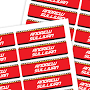 Medium Rectangle Name Labels - 30 Count