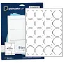 2" Round Circle Standard White Labels