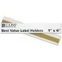 C-Line Best Value Peel and Stick Shelf/Bin Label Holders