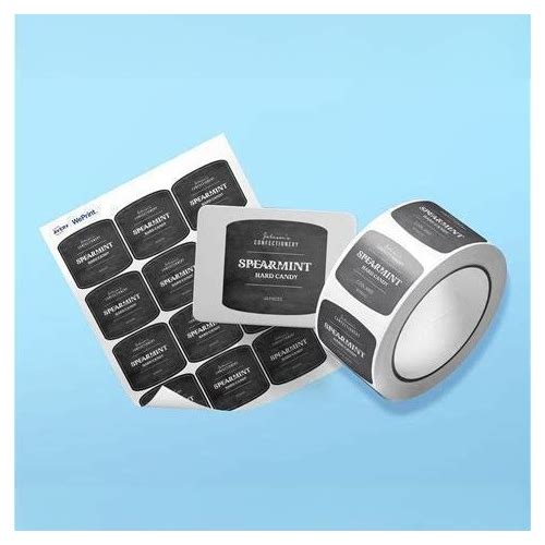 Custom Arched Square Labels & …