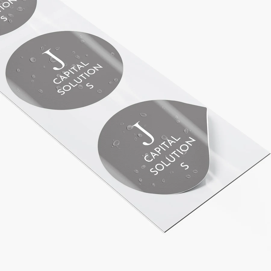 Custom Waterproof Labels | 50 qty | 1" x 1" | VistaPrint