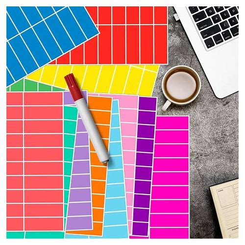 Colored Label Sticker 12 Colors 3 …