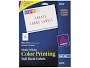 Avery Full-Sheet Vibrant Inkjet Color-Print Labels 8255