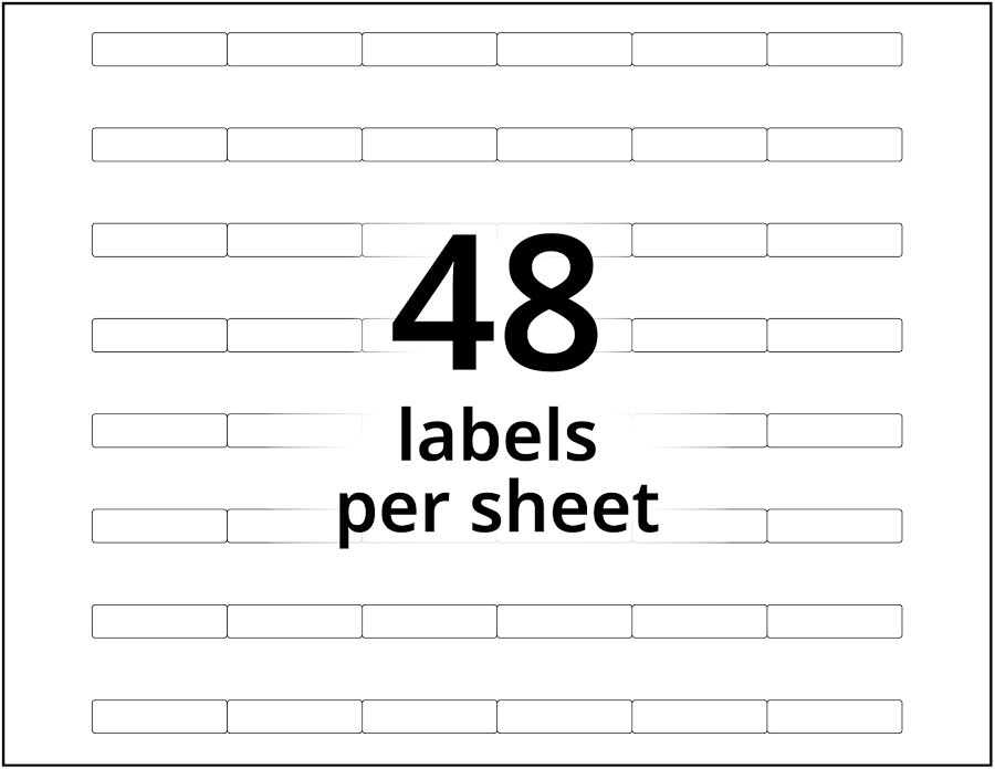 A4 Supplies A4 6-Bank Clear Adhesive Tab Labels