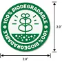 2 inch 100% Biodegradable Stickers