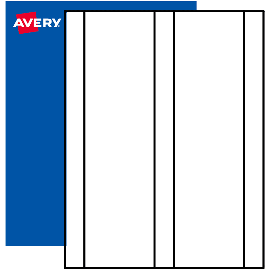 11" x 3" Rectangle Labels Glossy Gold Foil Paper - Avery?