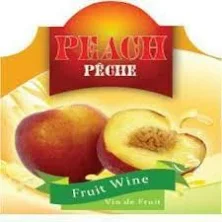 Peach Wine Label 30 per Pack