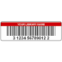 TLS Digital Laminated Colored Bar Code Labels - Singles
