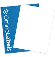 online labels 8.5 x 11 Crystal Clear Gloss Sticker Paper