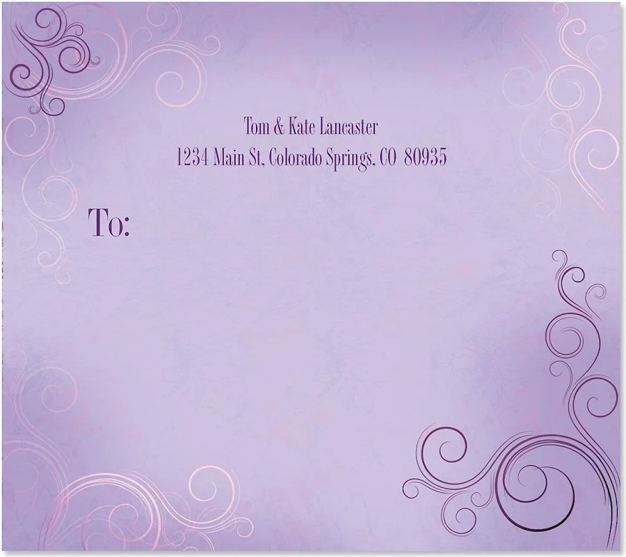 Personalized Self-Adhesive Smudge-Proof Vogue Package Labels