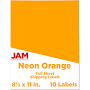 Jam Paper Full-Page Mailing and Shipping Labels