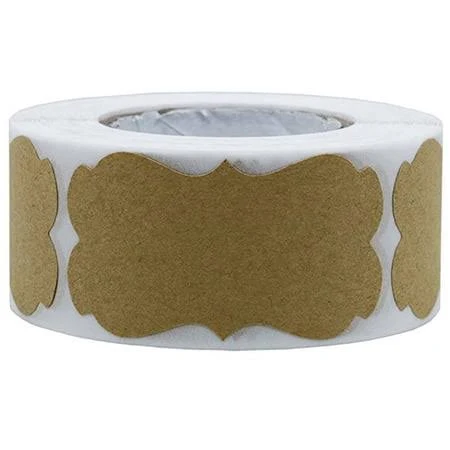 300 Pcs Kraft Paper Stickers