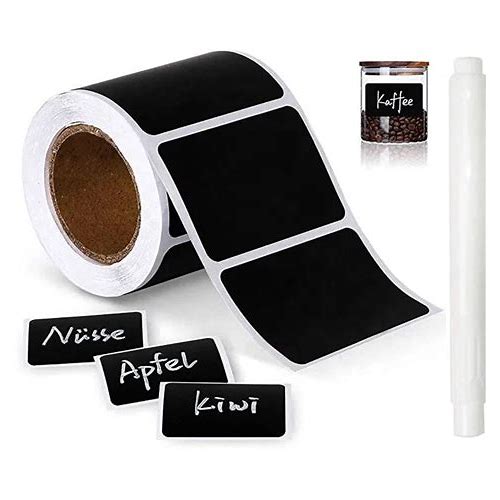 Black Blank Writable Paper Label …