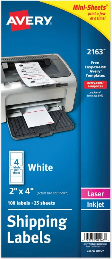 Avery Mini-Sheets Labels