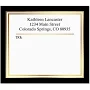 Black & Gold Foil Package Labels - Personalized - Colorful Images