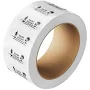 Clear Poly Oval Labels (Roll) | | Easy hand or machine application | Ideal for smooth surfaces, plastic, and glass | Perfect for bottle labels