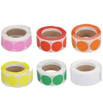 Ledmomo Round Label Stickers Paper 500Pcs 1In