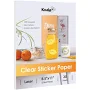 20 Clear Sticker Paper for Laser Printers
