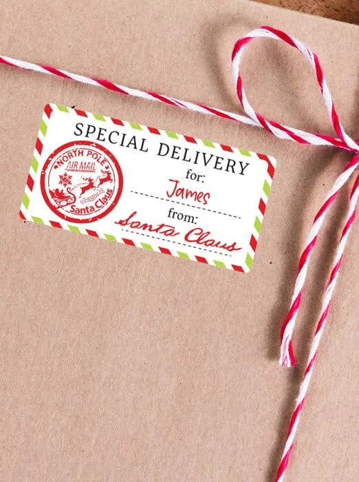 Custom Christmas Sticker Labels