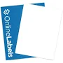 online labels Sticker Paper 8.5 x 11 Full Sheet Label, Inkjet or Laser Printer