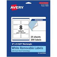 Avery Removable Rectangle Labels 94240-RMP
