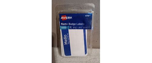 Avery Name Badge Labels, Adhe…