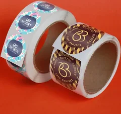 Custom Roll Label - Rolled Label Sheets