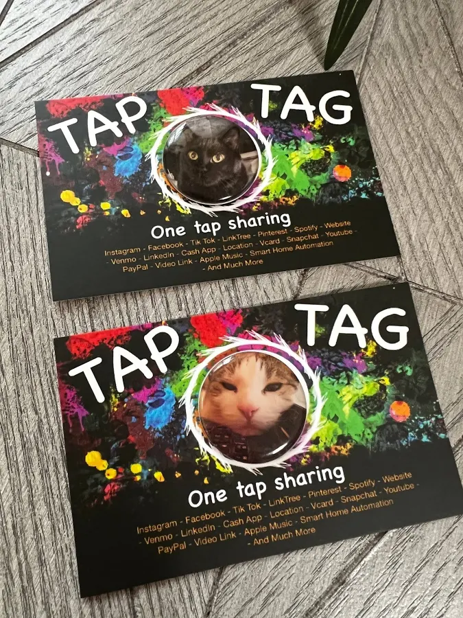 Custom Tap Sticky Tag